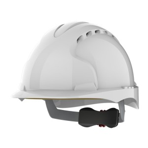 CAPACETE POLIETILENO BRANCO C/ VENTILAÇÃO EVO3